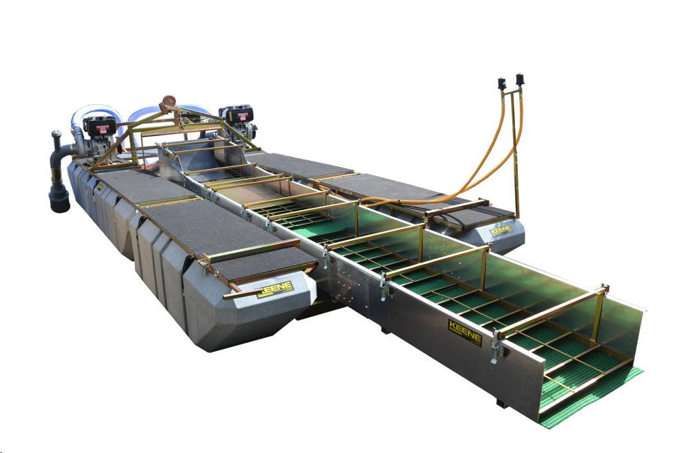 6226HE 6-inch Portable Gold & Gem Dredge with Honda Engine & Extended Sluice